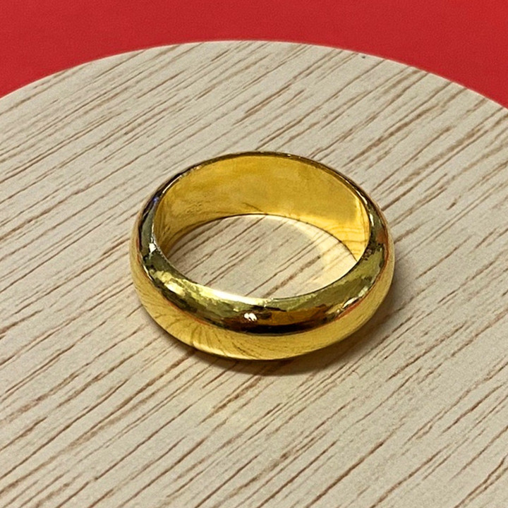 Vintage Pong Ring | Solid 96.5% Gold