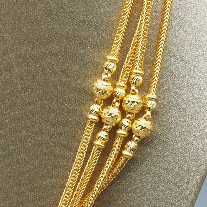 奢华黄金奔驰风格项链（2 Salung，96.5%纯度）