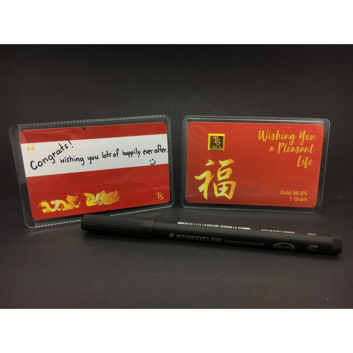 24K Gold Bar Card - 1 Gram Pure Gold