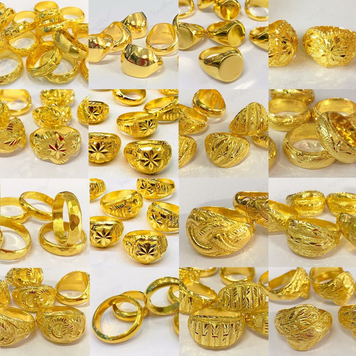 10K Gold Egg Pattern Salung Ring