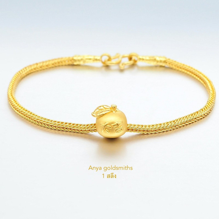 Gold Charm Bracelet - Benz Style | 96.5% Pure Gold