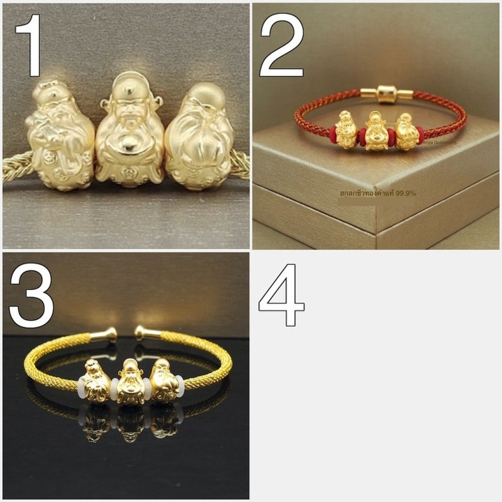 Anya Hok Lok Siu 金吊坠（五大天王）| 纯金饰品