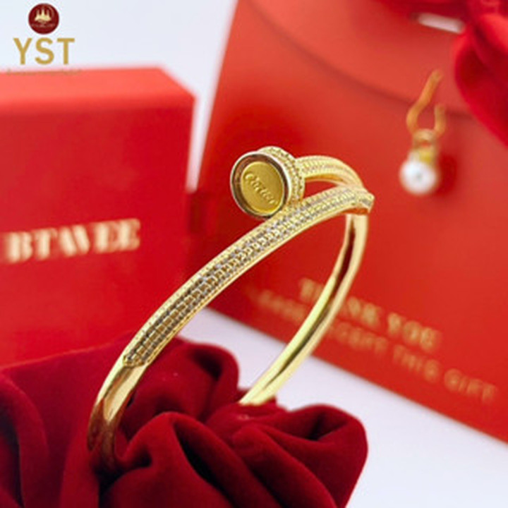 14K Gold Nail Bracelet - Solid YST Gold