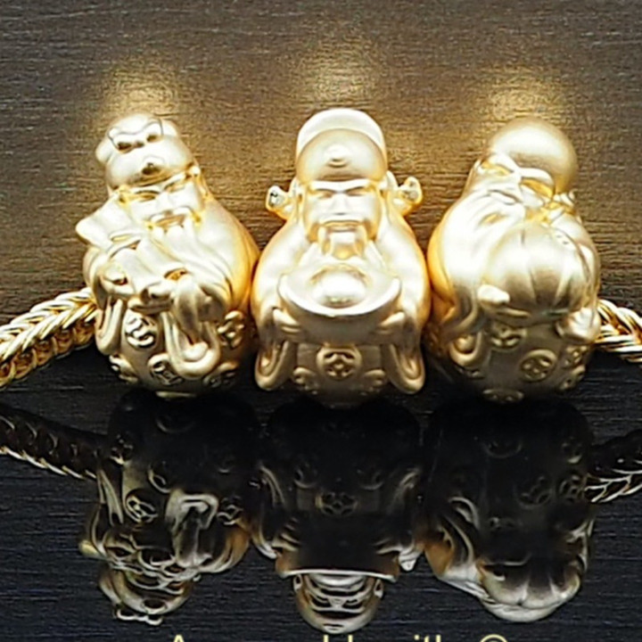 Anya Hok Lok Siu 金吊坠（五大天王）| 纯金饰品