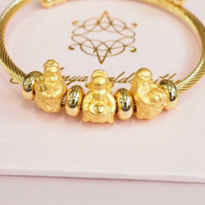 Anya Hok Lok Siu 金吊坠（五大天王）| 纯金饰品