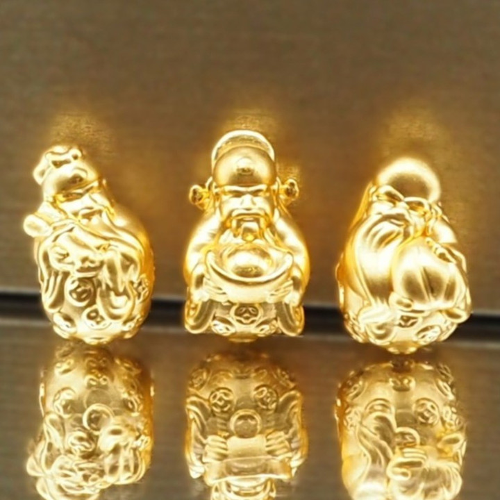 Anya Hok Lok Siu 金吊坠（五大天王）| 纯金饰品