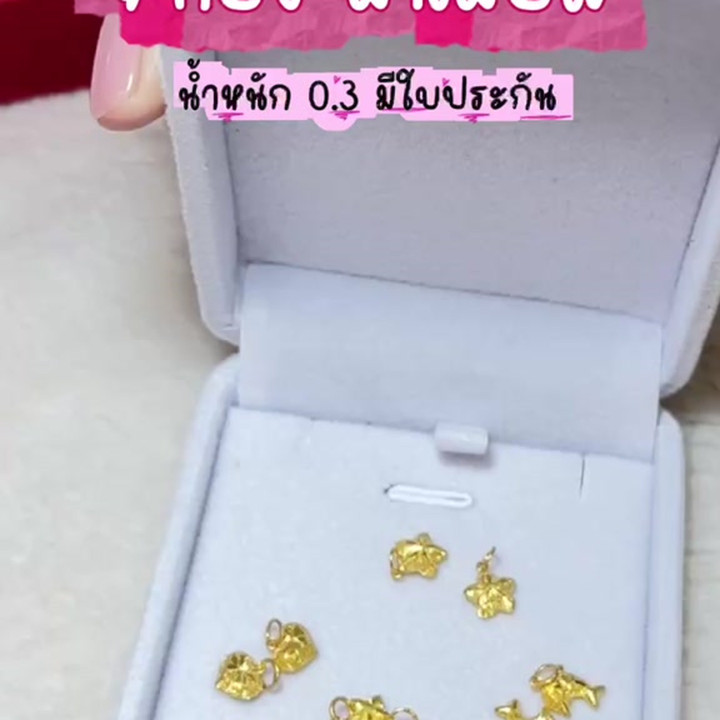 正品 0.3克 96.5% 纯金吊坠 | [店铺名称]