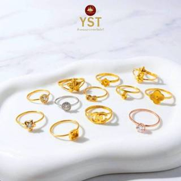 96.5%纯金戒指（1克）- YST