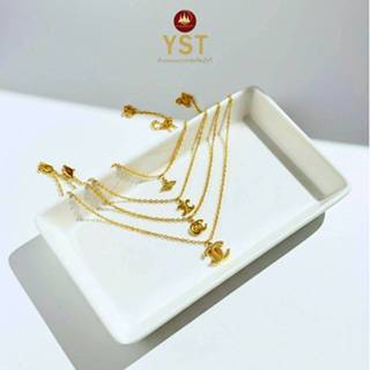 96.5%纯金时尚项链 - YST Z世代风格