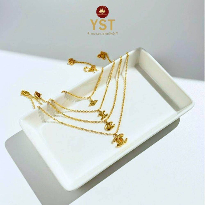 96.5%纯金时尚项链 - YST Z世代风格