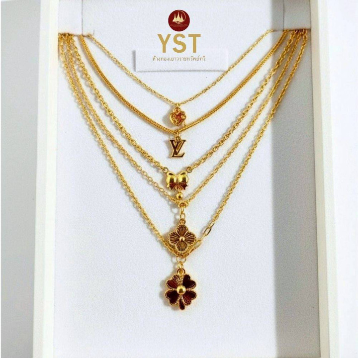 96.5%纯金时尚项链 - YST Z世代风格