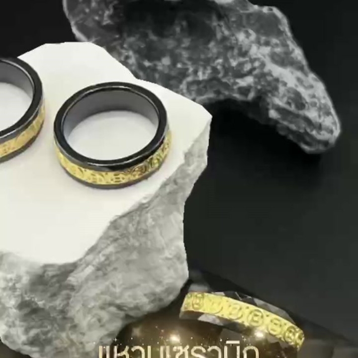 幸运陶瓷金戒指（96.5%纯度）