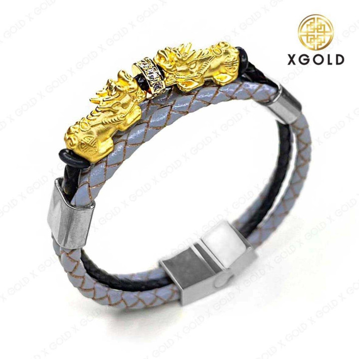 真金貔貅宝石吊坠 - 水下设计限量版