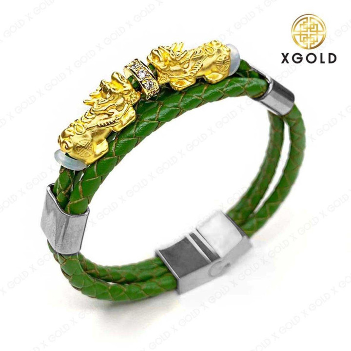 真金貔貅宝石吊坠 - 水下设计限量版