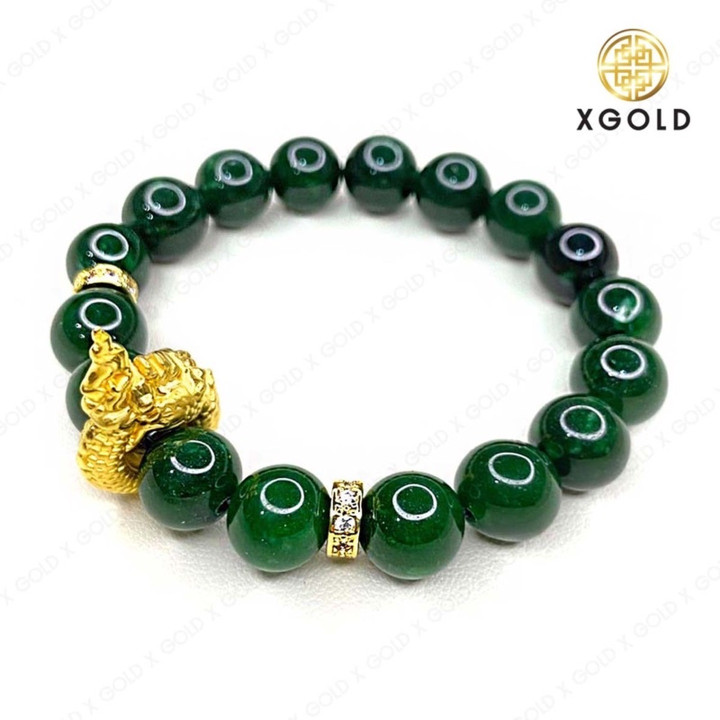 正品24K金那伽雕像