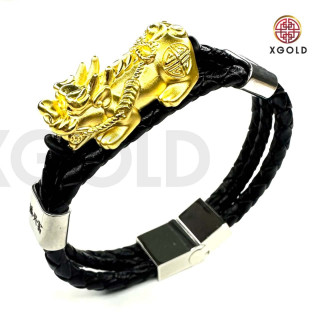 大型纯金貔貅，配皮表带，限量版