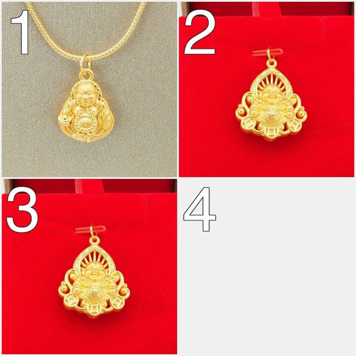 纯金安雅佛吊坠 |桑卡柴设计