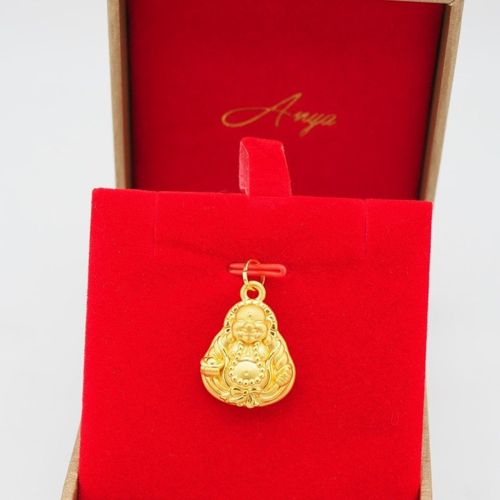 纯金安雅佛吊坠 |桑卡柴设计