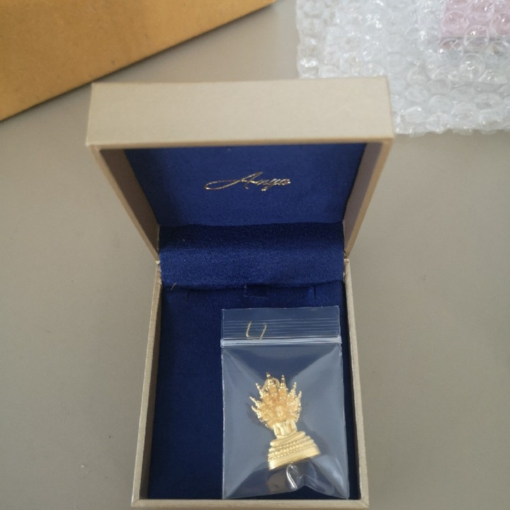 纯金安雅那伽佛像吊坠 | 2.10克