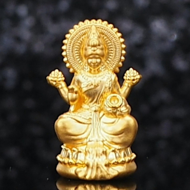 纯金拉克什米吊坠 | Anya女神珠宝 |