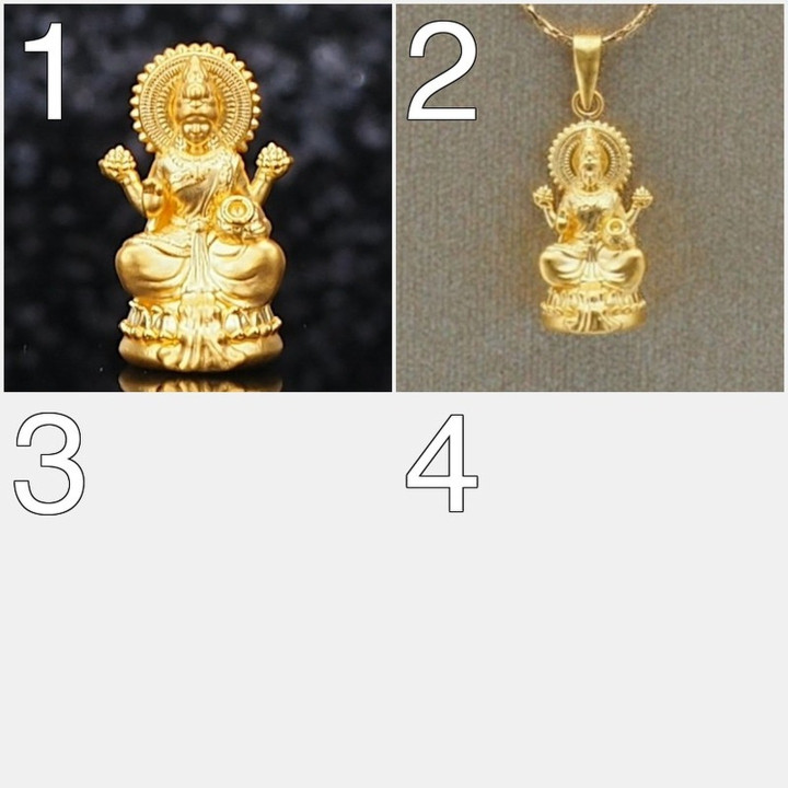 纯金拉克什米吊坠 | Anya女神珠宝 |