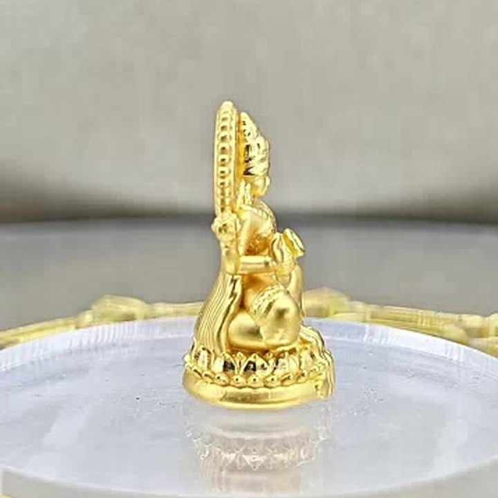 纯金拉克什米吊坠 | Anya女神珠宝 |