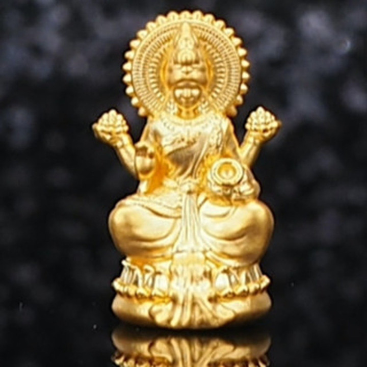 纯金拉克什米吊坠 | Anya女神珠宝 |