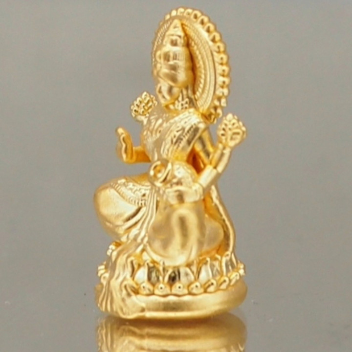 纯金拉克什米吊坠 | Anya女神珠宝 |