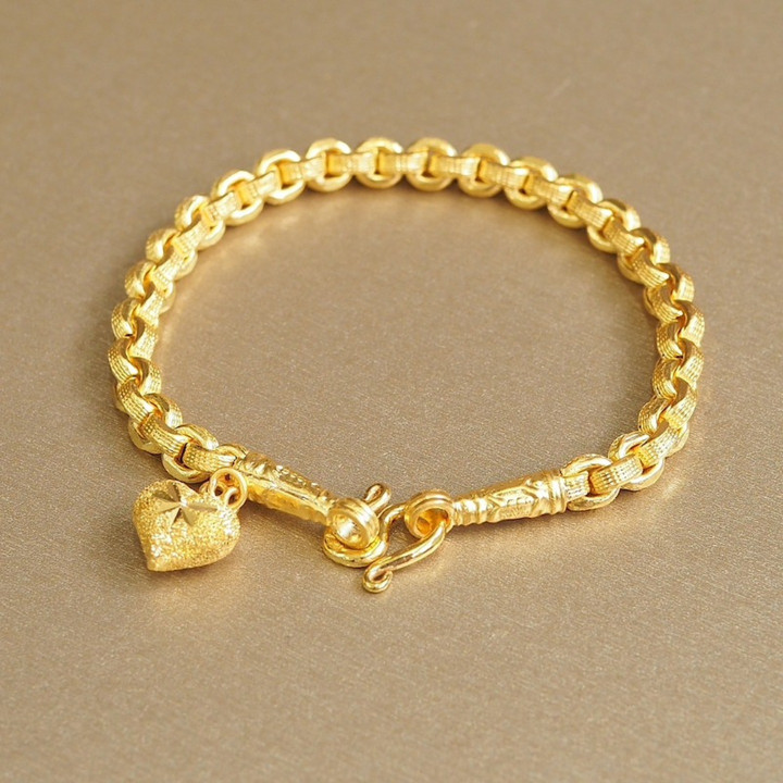 Luxury 22k Gold Bracelet | Unique Design & Authenticity Certificate