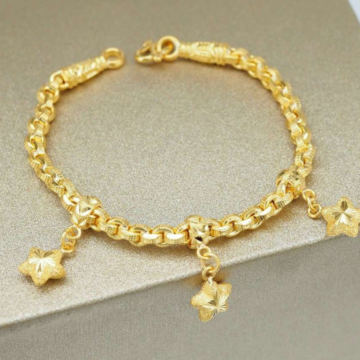Luxury 22k Gold Bracelet | Unique Design & Authenticity Certificate