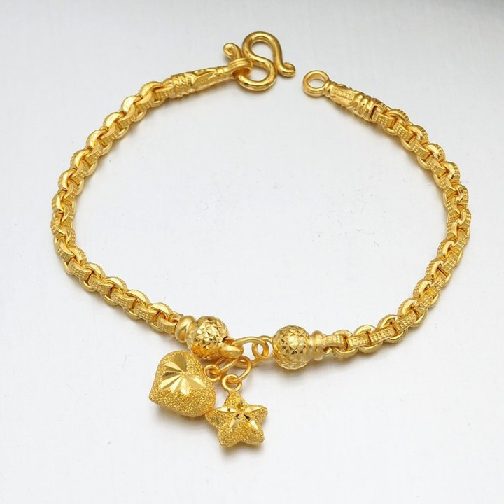 Luxury 22k Gold Bracelet | Unique Design & Authenticity Certificate