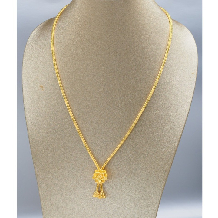 Pure Gold Necklace & Pendant Set (7.5g) | Luxury & Authenticity