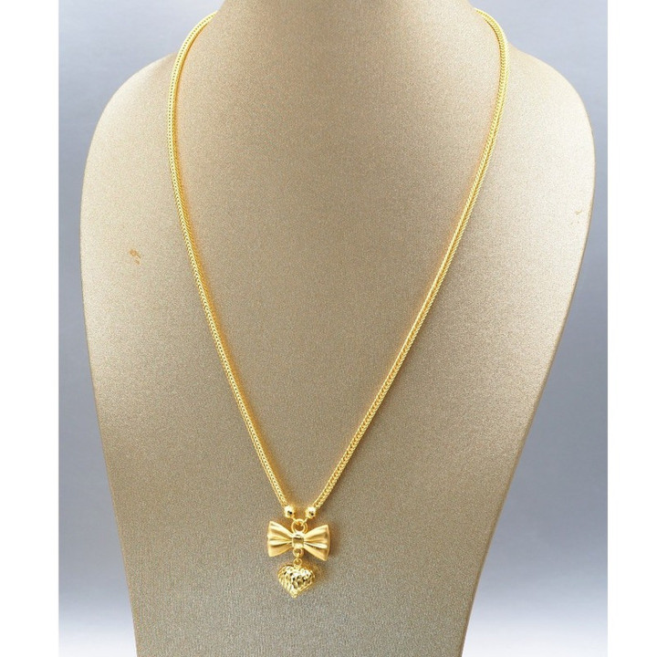 Pure Gold Necklace & Pendant Set (7.5g) | Luxury & Authenticity