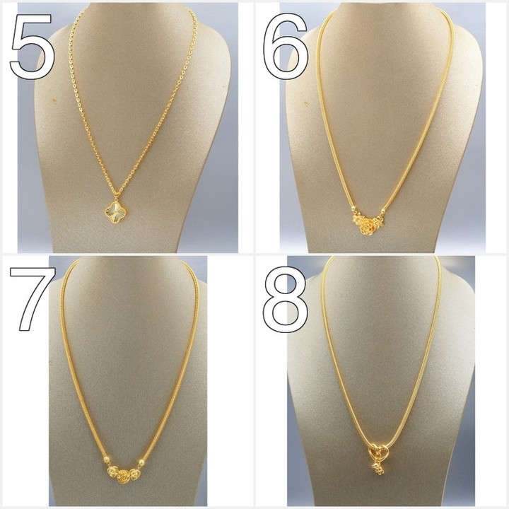 Pure Gold Necklace & Pendant Set (7.5g) | Luxury & Authenticity