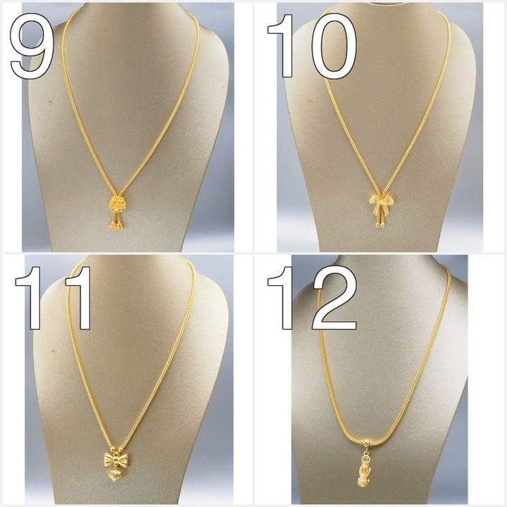 Pure Gold Necklace & Pendant Set (7.5g) | Luxury & Authenticity