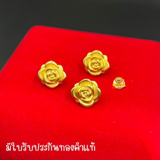 真金玫瑰吊坠（99.9%纯度）| 保证有证书