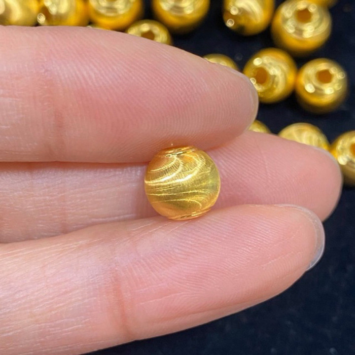 奢华8毫米纯金珠（99.9%真品）