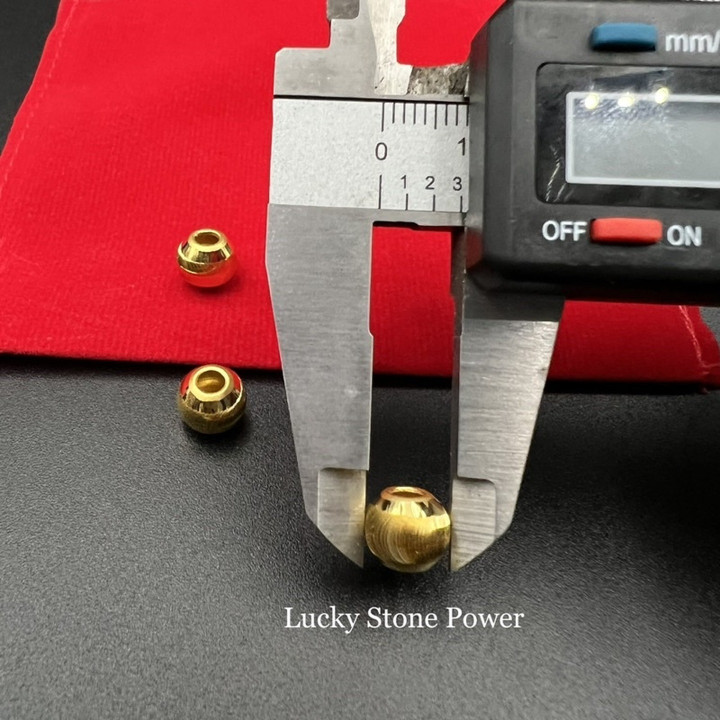 奢华8毫米纯金珠（99.9%真品）