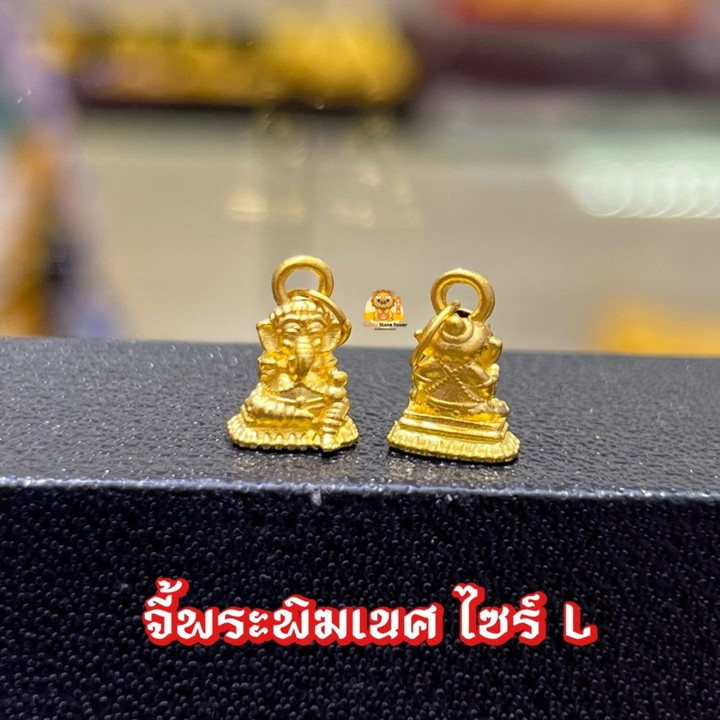 纯金象头神吊坠 | 小巧精致设计