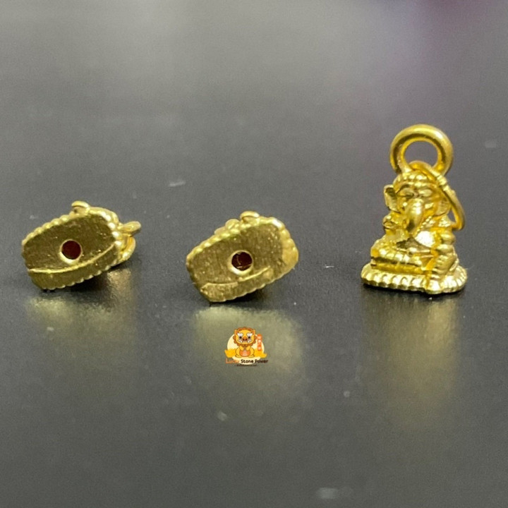 纯金象头神吊坠 | 小巧精致设计