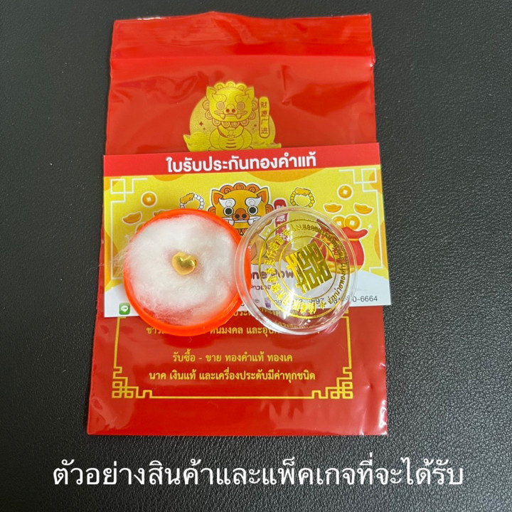 纯金吊坠 - 迷你尺寸及真品证书