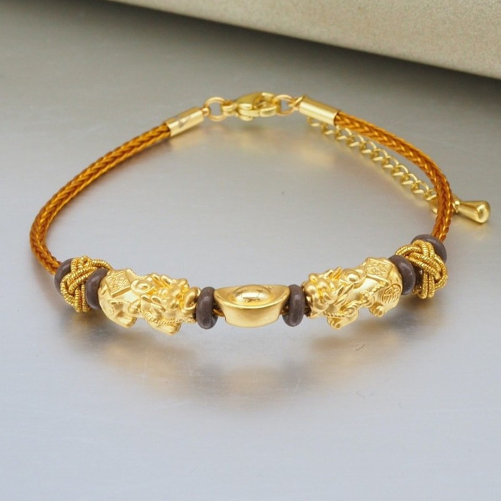 Pure Gold Pi Xiu Pendant: Lucky Charm & Investment