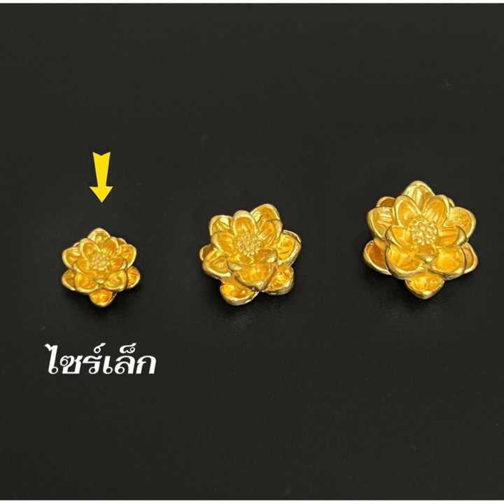 纯金牡丹吊坠 | 99.9% 真品保证