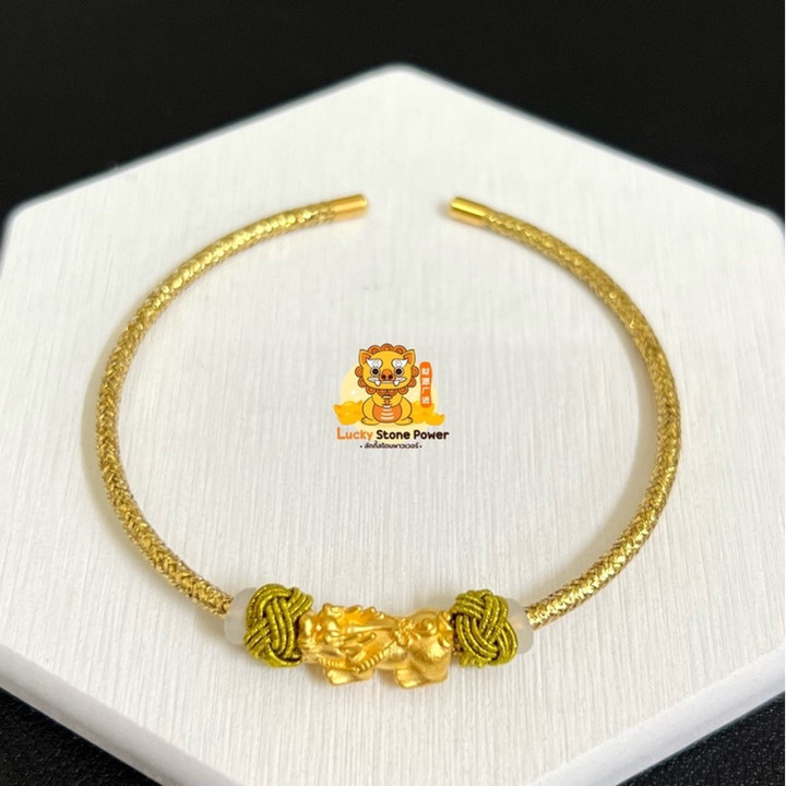 Pure Gold Pixiu Bracelets | Authentic & Lucky Charms