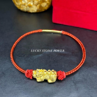 Pure Gold Pixiu Bracelet | Authentic & Lucky Charm