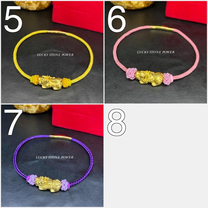 Pure Gold Pixiu Bracelet | Authentic & Lucky Charm