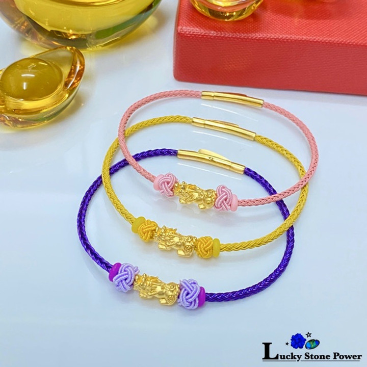 Authentic Gold Pixiu Bracelet - Lucky Charm & Fortune Symbol