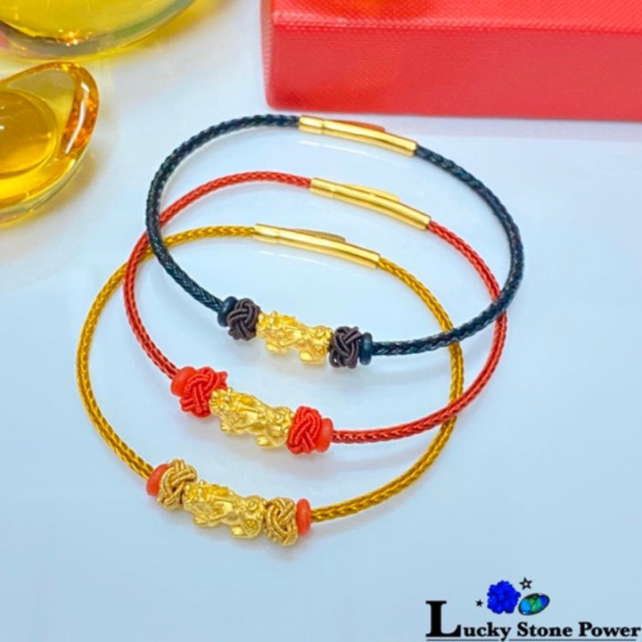 Authentic Gold Pixiu Bracelet - Lucky Charm & Fortune Symbol