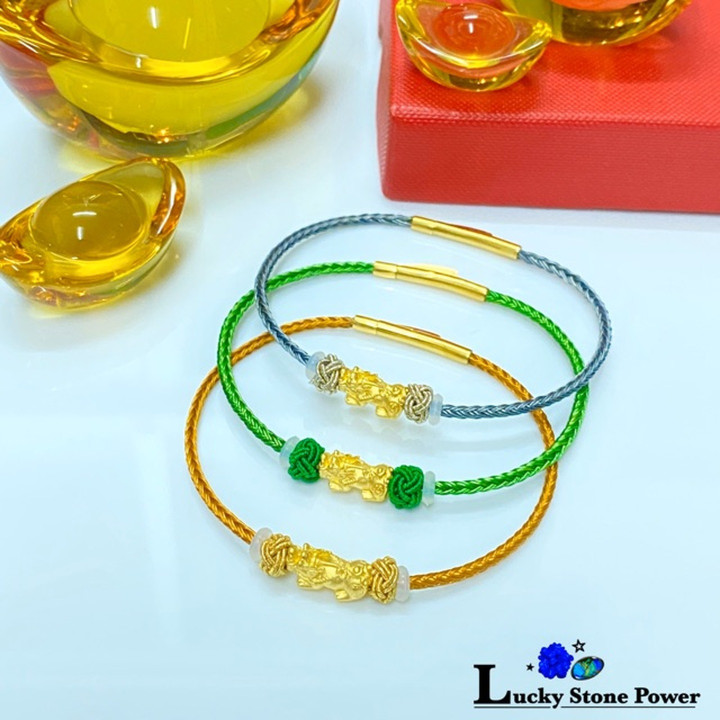 Authentic Gold Pixiu Bracelet - Lucky Charm & Fortune Symbol