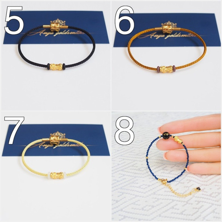 Gold Pi Xiu Pendant | Pure 24K Gold Wire Charm | Anya